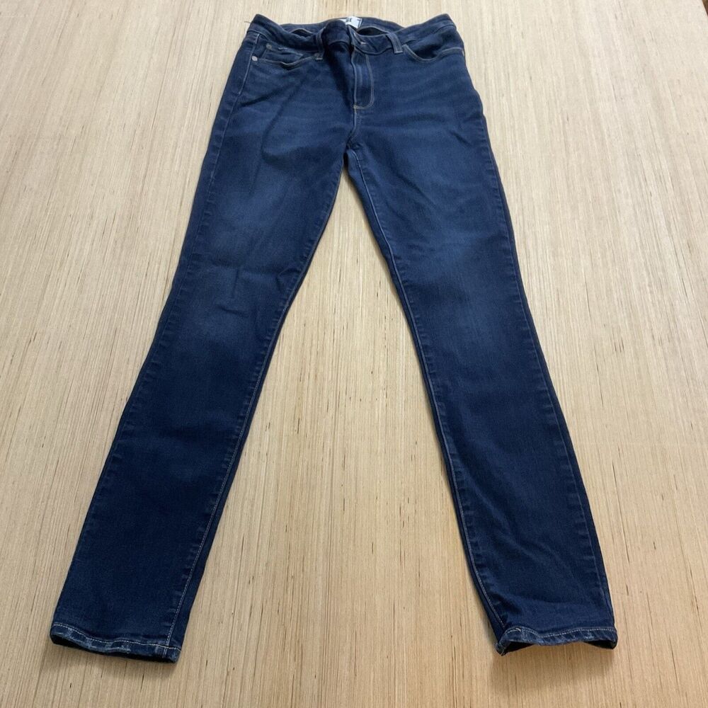 Paige Womens Skyline Skinny Jean Blue Size 30